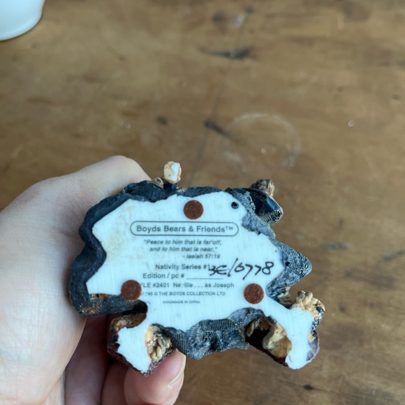 Vintage 1995 Boyd’s bears Nativity Series #1 style #2401 Neville as Joshep - Picture 5 of 5